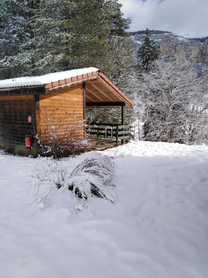 Chalet Du Camping La Porte St Martin Saint-Martin-en-Vercors Екстериор снимка